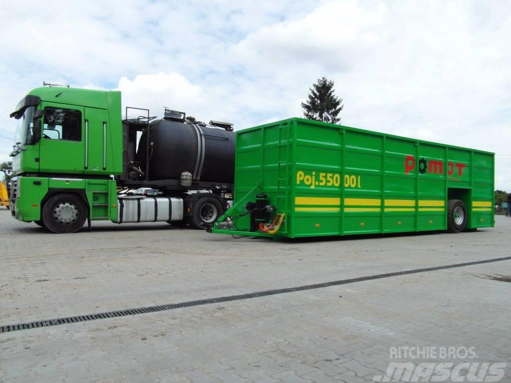 Pomot Slurry tank container  55000 L/Réservoir de lisier Gyllevogne/Slamsugere