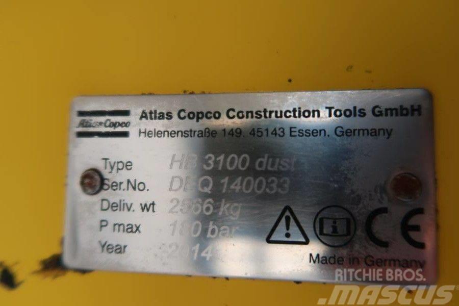 Atlas Copco HB3100 DUST Epiroc Hydraulik / Trykluft hammere