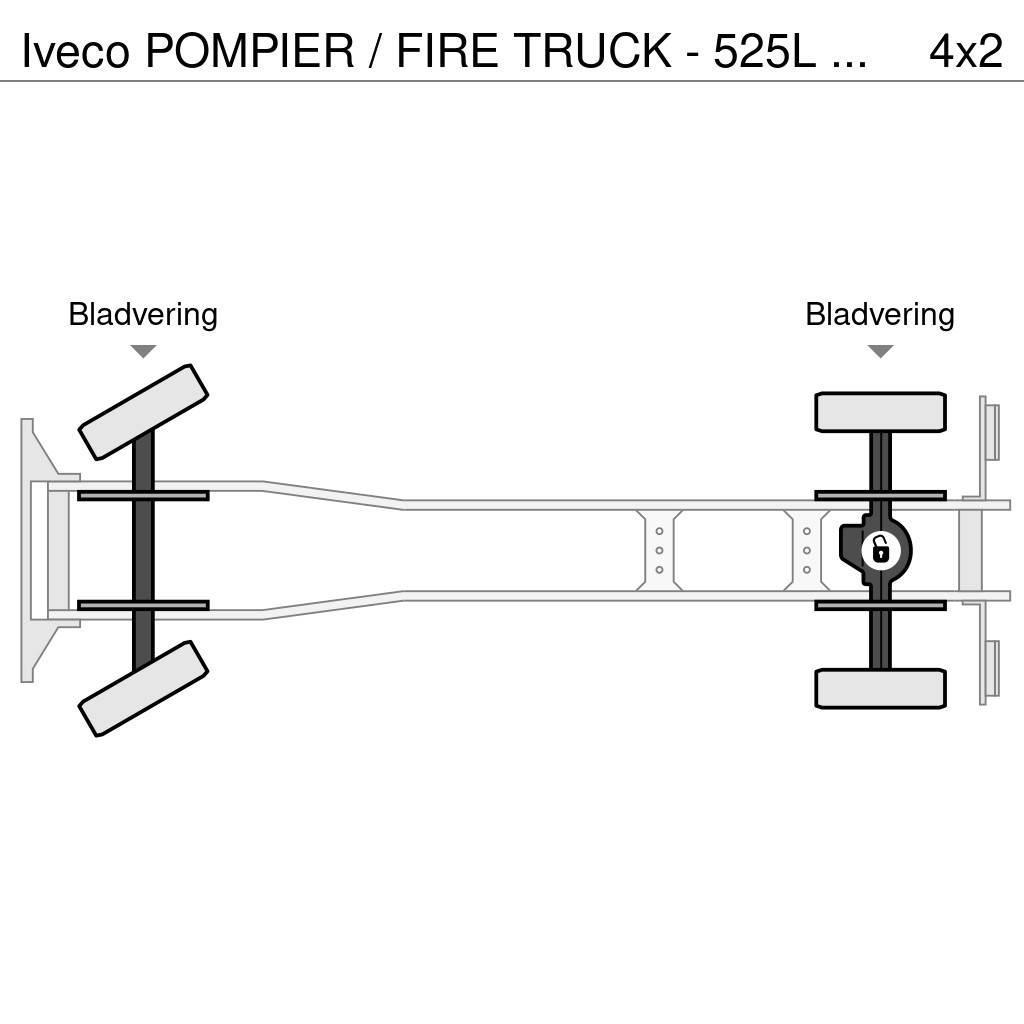 Iveco POMPIER / FIRE TRUCK - 525L TANK - LIGHT TOWER - G Brandbiler