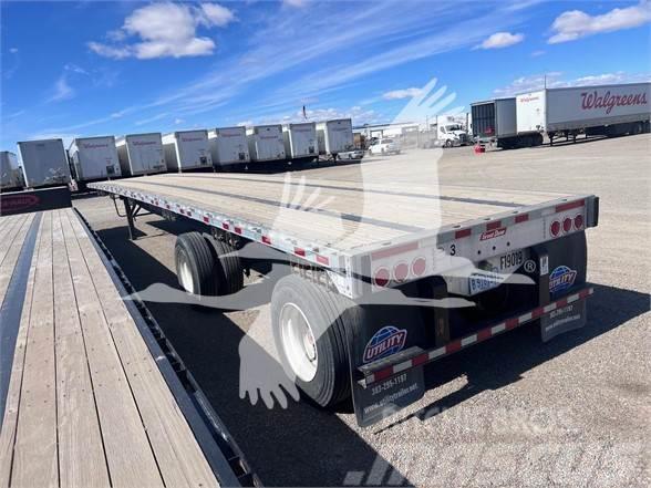 Great Dane 48' COMBO SPREAD AIR RIDE FLATBED, SLIDING WINCHES Semi-trailer med lad/flatbed