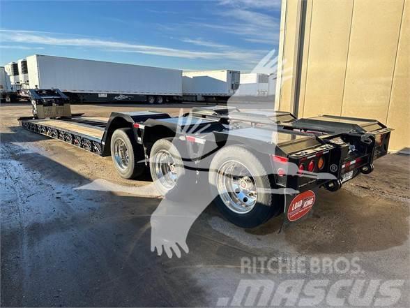 Load King 55 TON LOWBOY W PONY MOTOR, REAR LIFT AXLE, 26' W Semi-trailer blokvogn