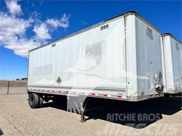 Stoughton 28' SINGLE AXLE PUP DRY VAN, PINTLE HITCH, ROLL DO Semi-trailer med tip