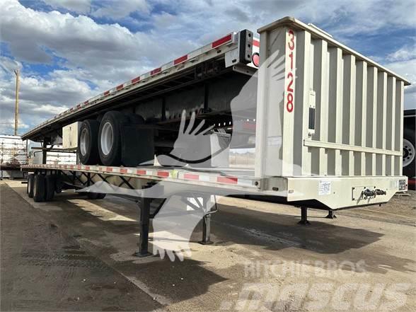 Transcraft 53' CAL LEGAL COMBO FLATBED, REAR SLIDE AXLE, AIR Semi-trailer med lad/flatbed