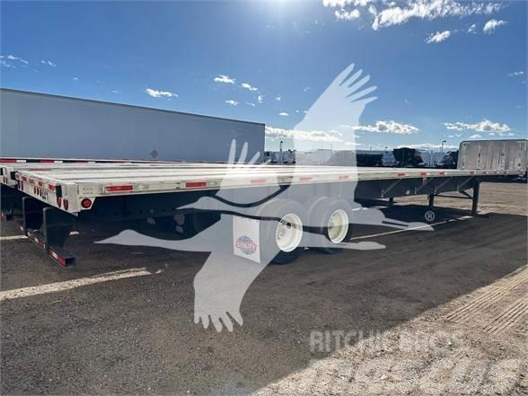 Utility 53' COMBO FLATBED, CLOSED TANDEM, SPRING RIDE W SL Semi-trailer med lad/flatbed