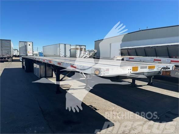 Utility LATE MODEL 4000AE 48' COMBO FLATBED, 3 TOOL BOXES, Semi-trailer med lad/flatbed