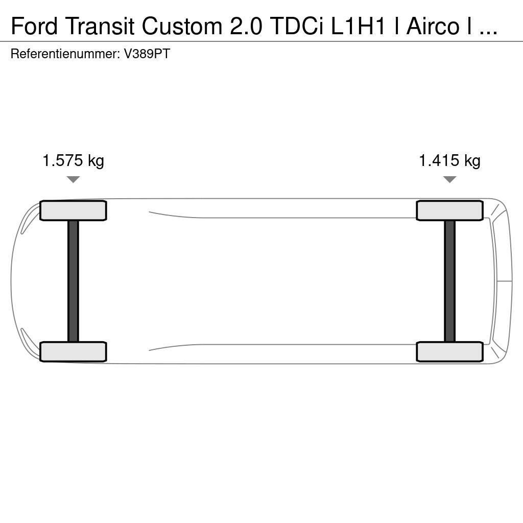 Ford Transit Custom 2.0 TDCi L1H1 l Airco l Navi l Trek Varebiler