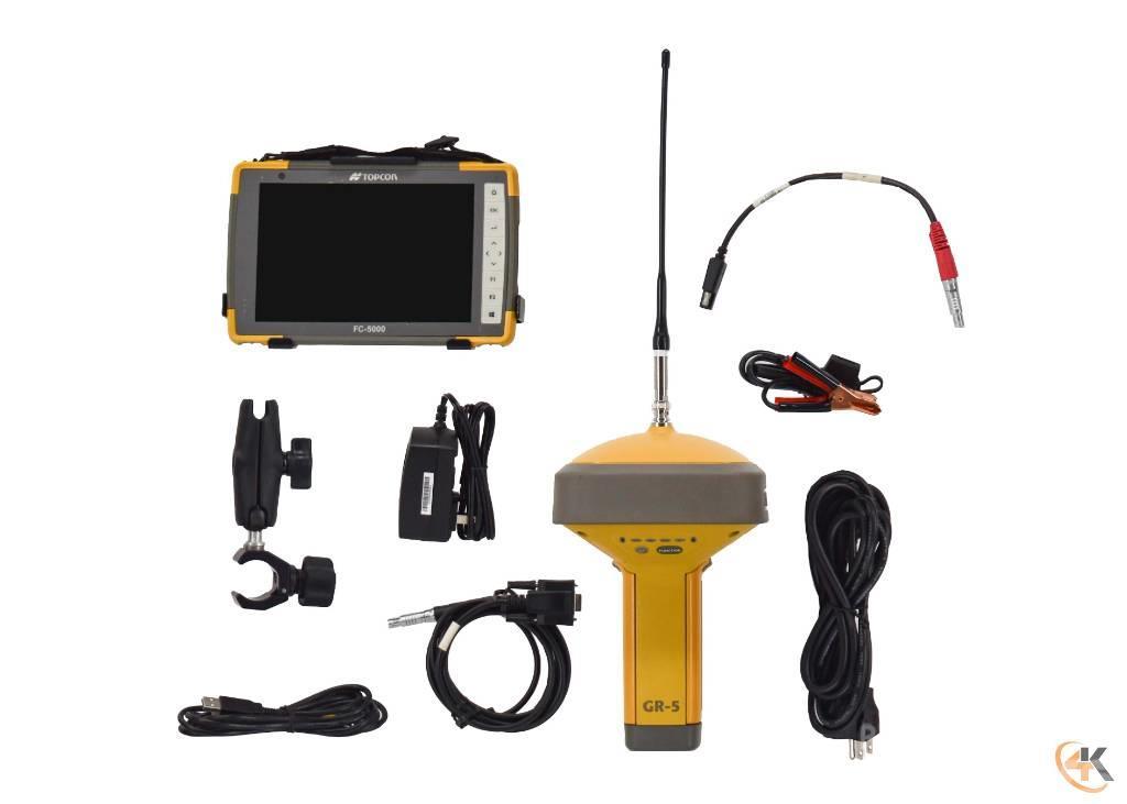 Topcon Single GR-5 UHFII Base/Rover Kit, FC-5000 Pocket3D Andet tilbehør
