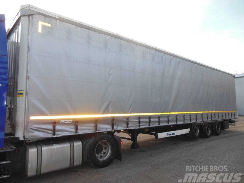 Krone SD Mega LowDeck Semi-trailer med Gardinsider
