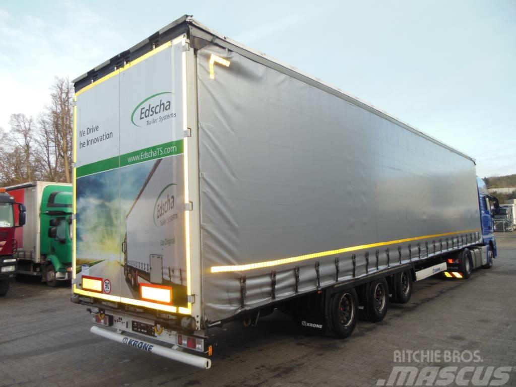 Krone SD Mega LowDeck Semi-trailer med Gardinsider