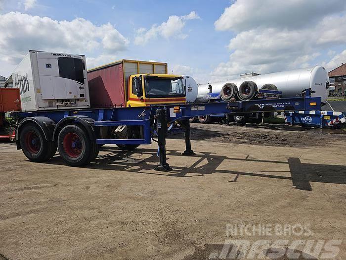  MKF Metallbau 20 FT Container chassis | steel susp Semi-trailer med containerramme
