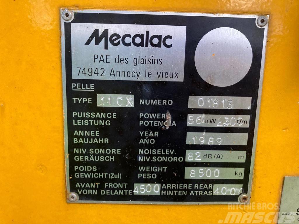 Mecalac 11 C X Gravemaskiner på hjul