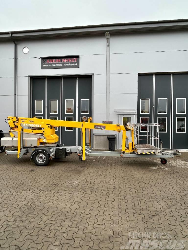 Omme 1550 EBZX Trailermonterede lifte
