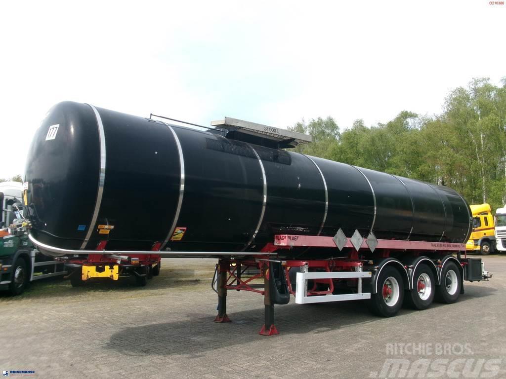 LAG Bitumen tank inox 31.9 m3 / 1 comp Semi-trailer med Tank