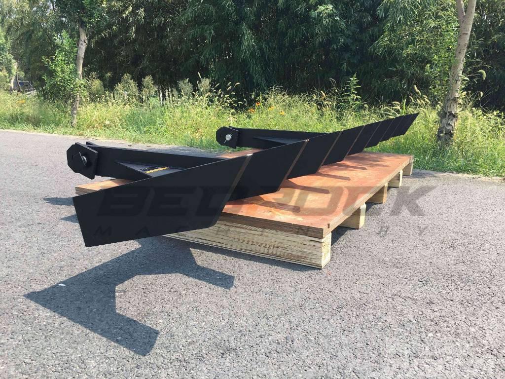 Bedrock 10 ft Universal Stickrake fits on Bulldozer Andet - entreprenør