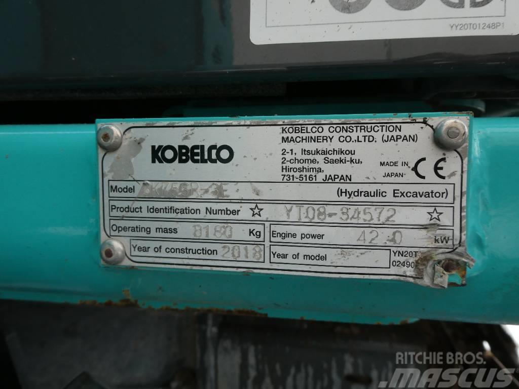 Kobelco SK 75 SR-3E Midi-gravemaskiner 7t - 12t