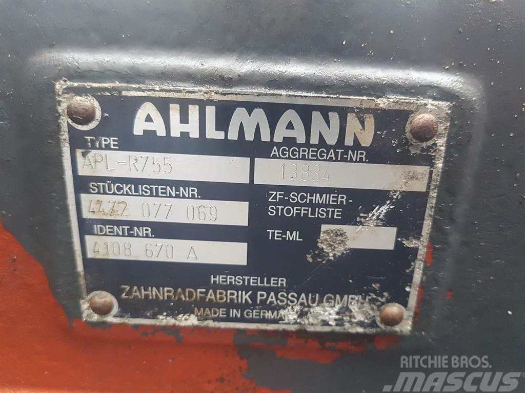 Ahlmann AZ14-ZF APL-R755-4472077069/4108670A-Axle/Achse/As Aksler