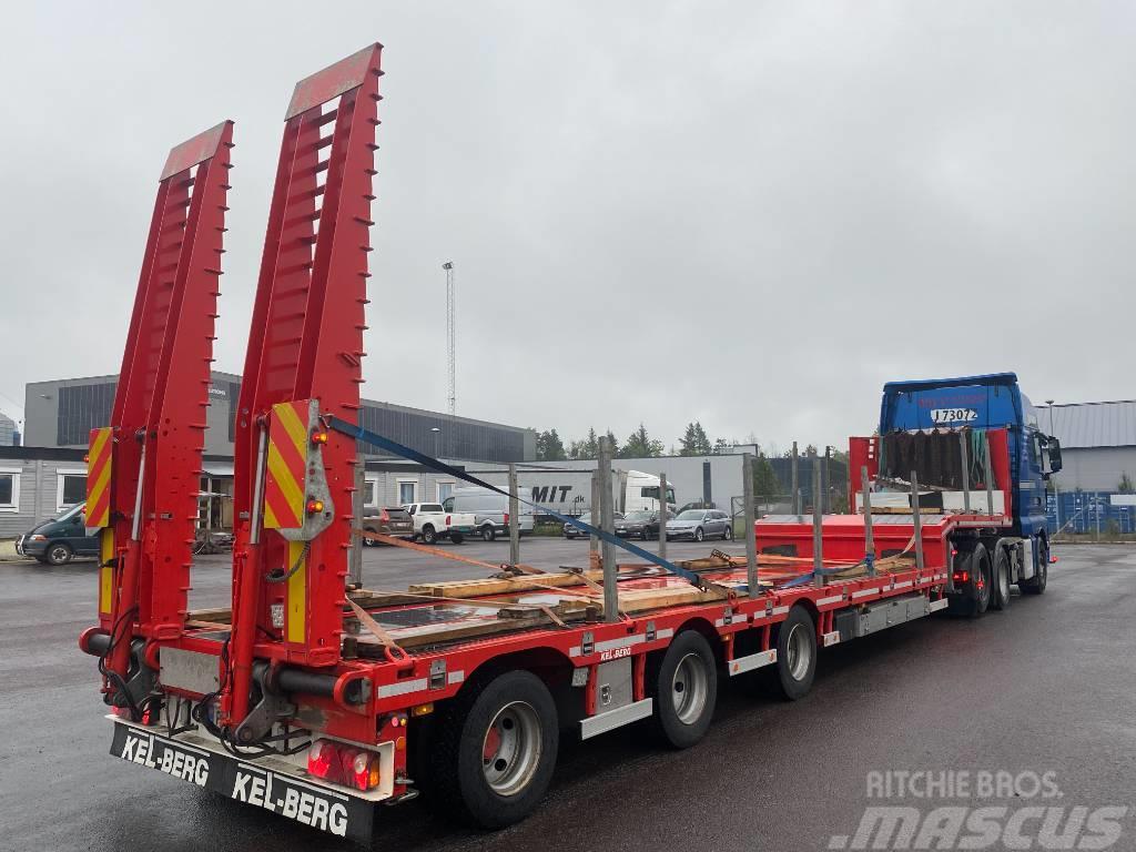 Kel-Berg S600H Maskintrailer 3 akslet 1 ÅR gammel Andre Semi-trailere