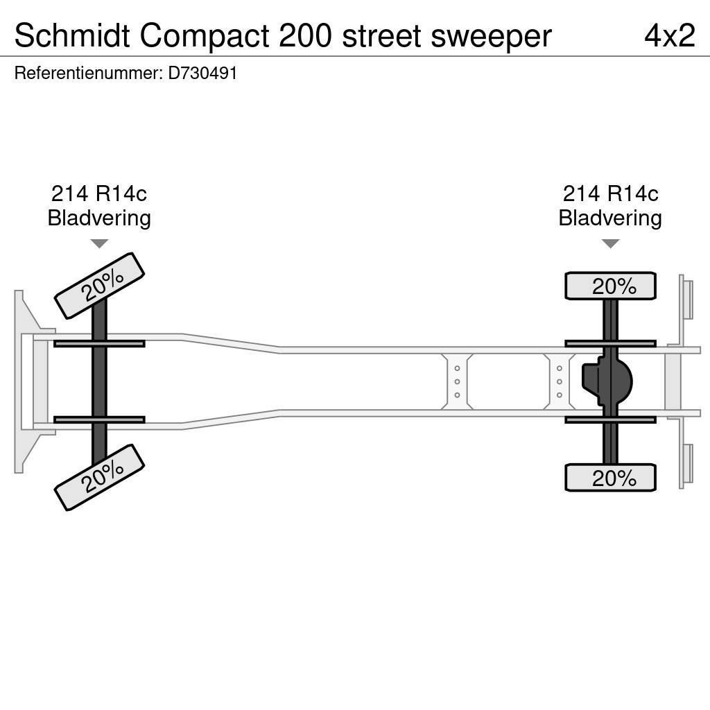 Schmidt Compact 200 street sweeper Slamsuger