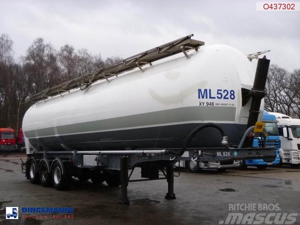Benalu Powder tank alu 58 m3 (tipping) Semi-trailer med Tank