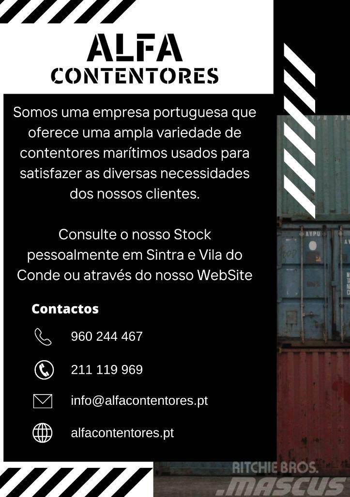  AlfaContentores Contentor Marítimo 20' Shipping-containere