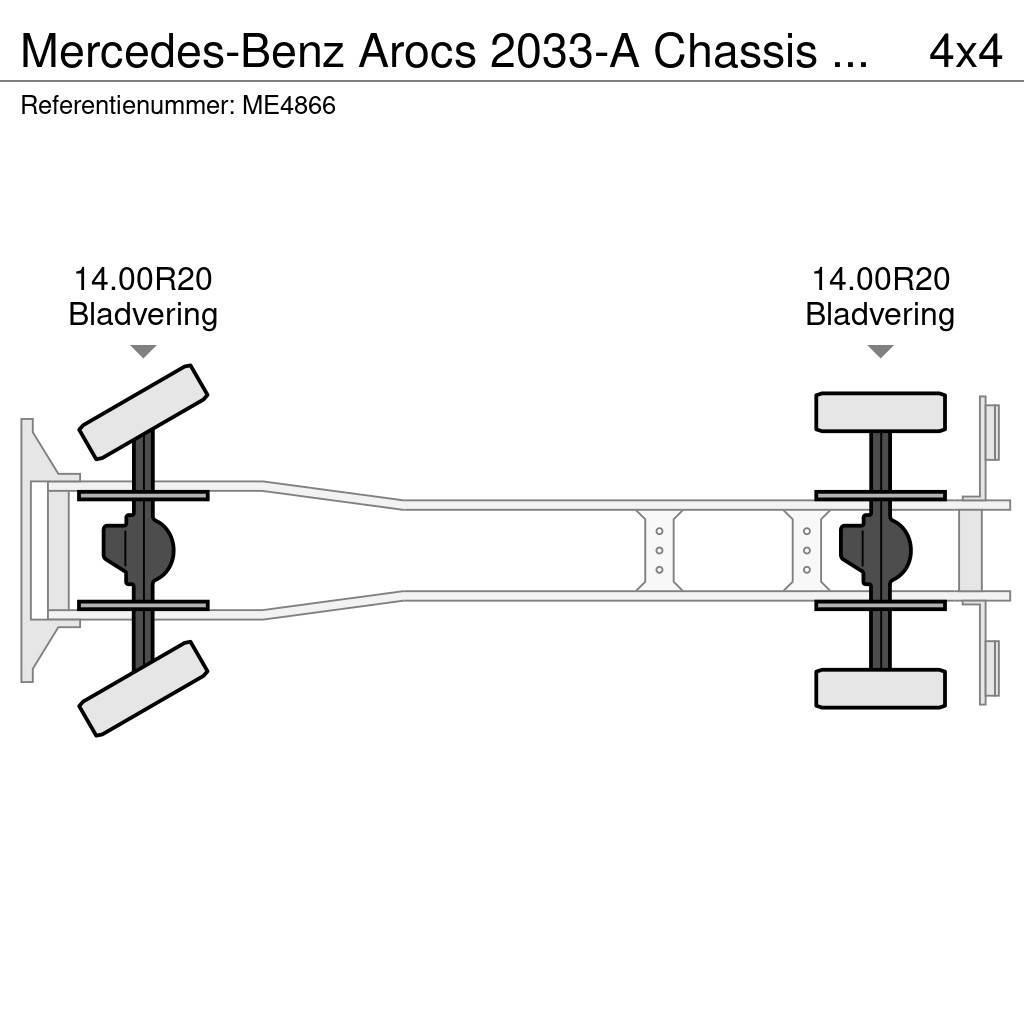 Mercedes-Benz Arocs 2033-A Chassis Cabin (2 units) Chassis
