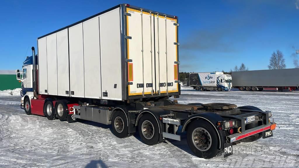 VAK PV 3-40 V-Slider Semi-trailer med fast kasse