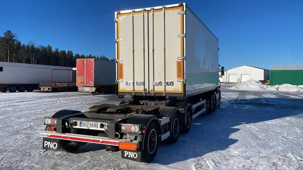 VAK PV 3-40 V-Slider Semi-trailer med fast kasse