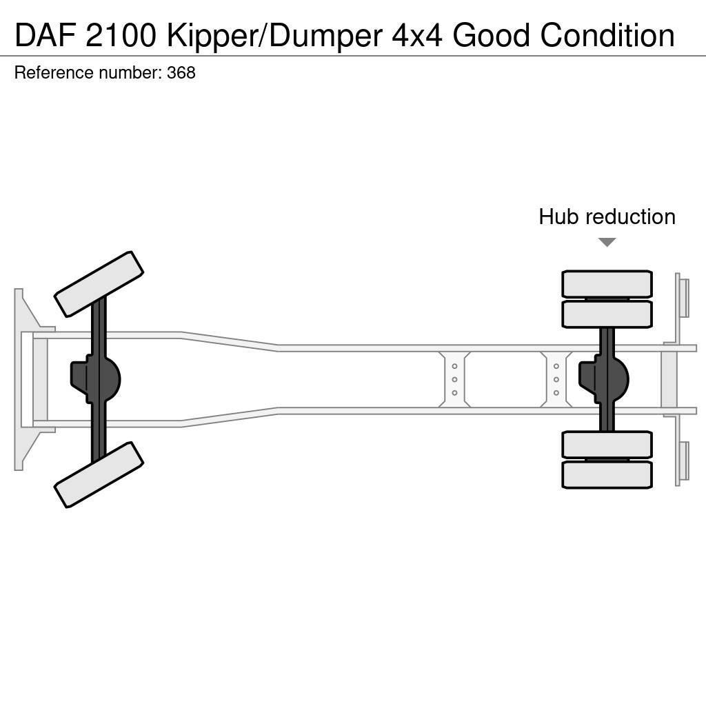 DAF 2100 Kipper/Dumper 4x4 Good Condition Lastbiler med tip