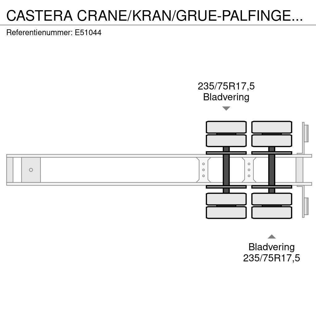Castera CRANE/KRAN/GRUE-PALFINGER 22002 (2xHydr.) Semi-trailer blokvogn
