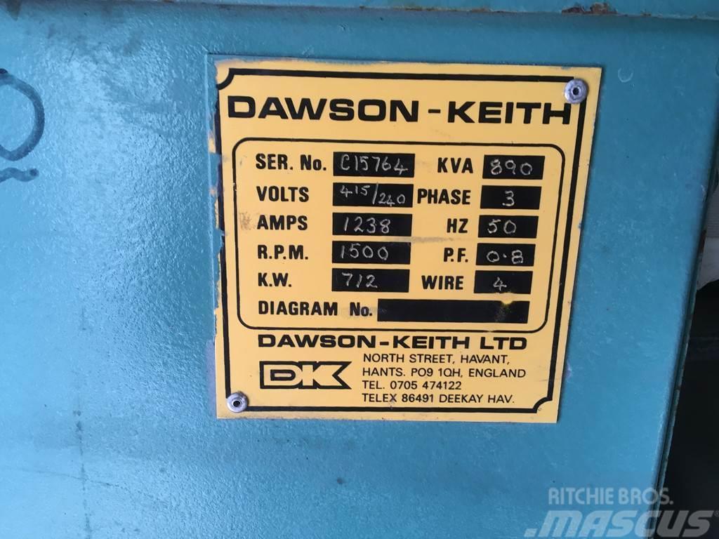 Dorman WSON-KEITH SC6340 GENERATOR 890 KVA USED Dieselgeneratorer