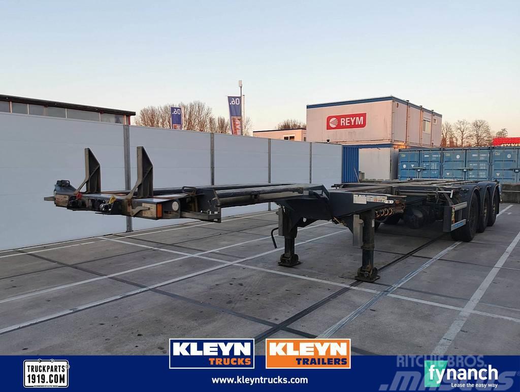 D-tec FT-LS-3 multi all connection Semi-trailer med containerramme