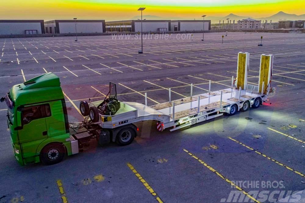  STU TRAILERS 3 AXLE EXTENDABLE LOWBED Semi-trailer blokvogn