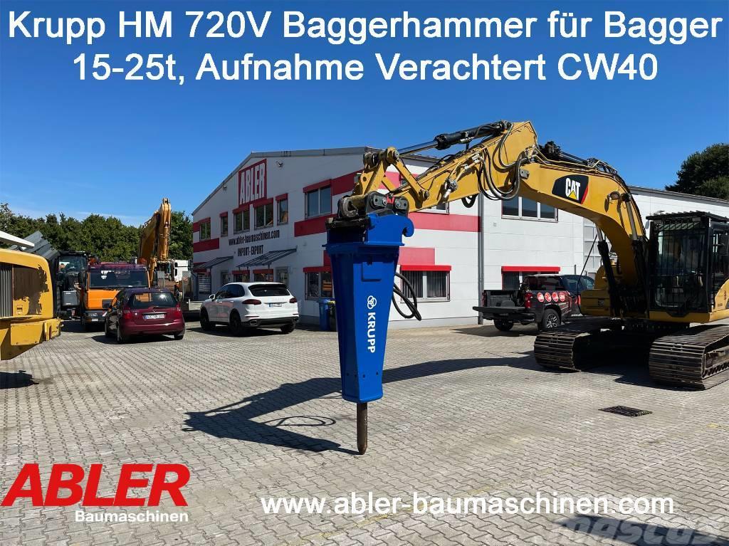 Krupp HM 720 V Abbruchhammer für Bagger 15-25t Nedbrydningsmaskiner
