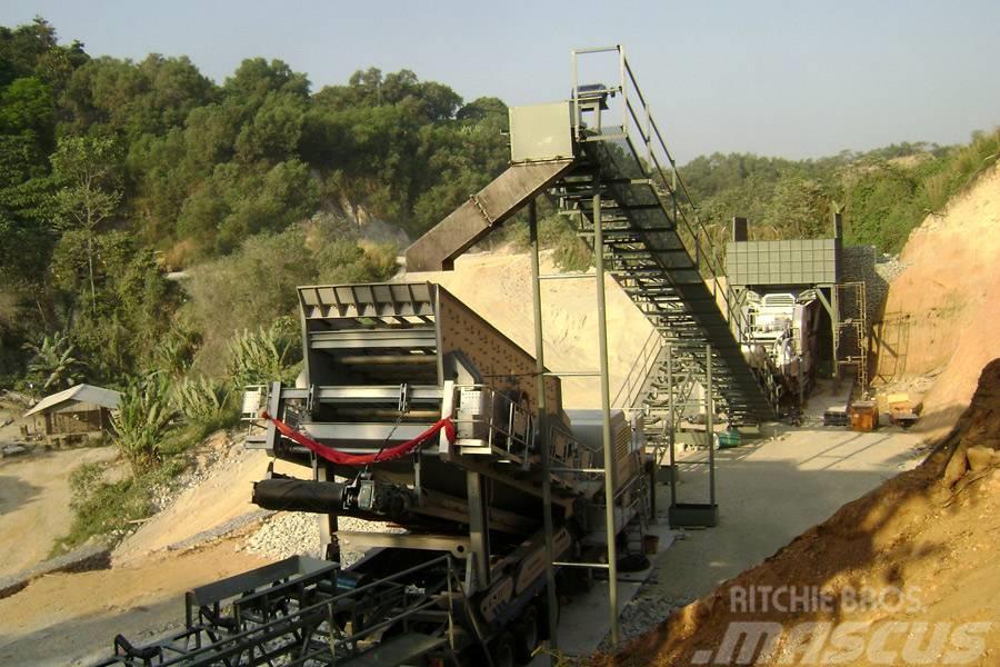 Liming 100-200tph Mobile Primary Jaw Crusher Mobile knusere