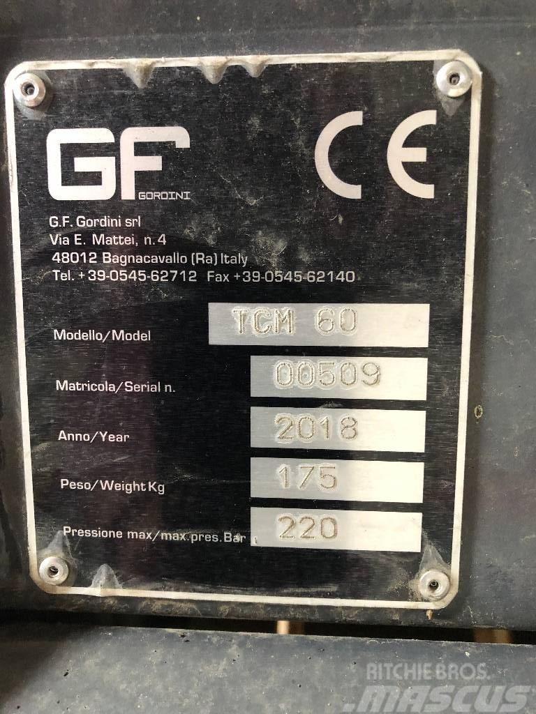 GF Gordini TCM 60 Monterede og efterspændte slåmaskiner