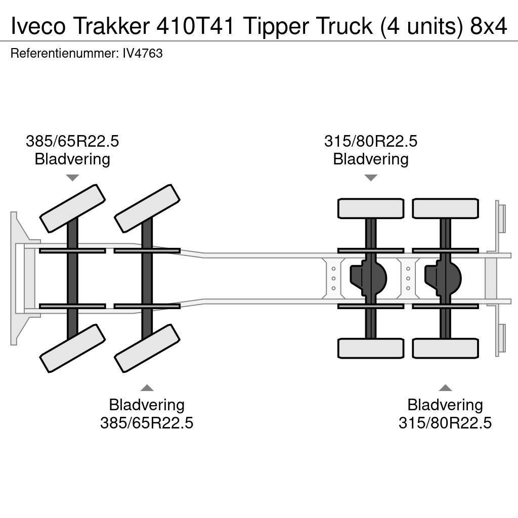 Iveco Trakker 410T41 Tipper Truck (4 units) Lastbiler med tip