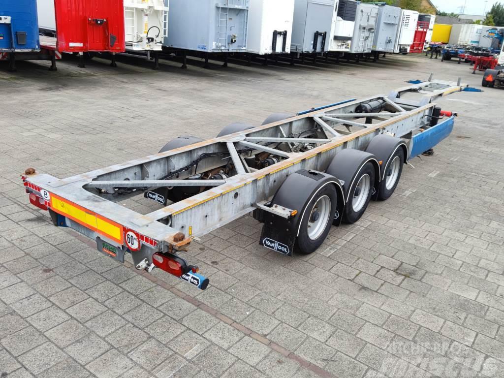 Van Hool A3C002 3 Axle ContainerChassis 40/45FT - Galvinise Semi-trailer med containerramme