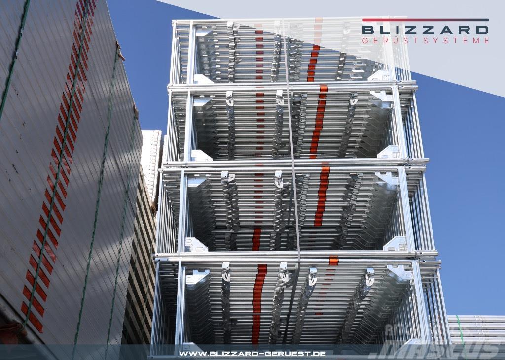 Blizzard 81 m² neues Gerüst günstig aus Stahl Stillads udstyr