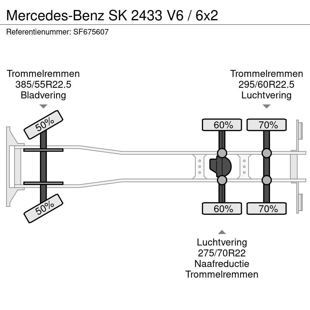 Mercedes-Benz SK 2433 V6 / 6x2 Fast kasse