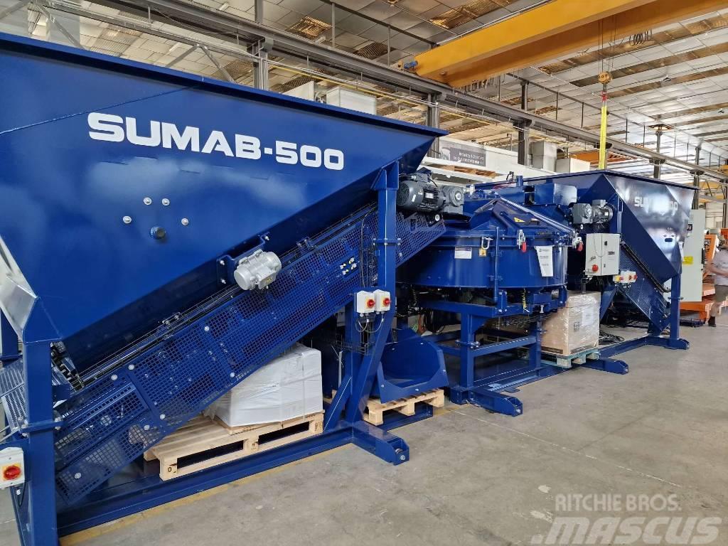  SUMAB 500 (mobile concrete batching plant) Betonblandingsmaskine