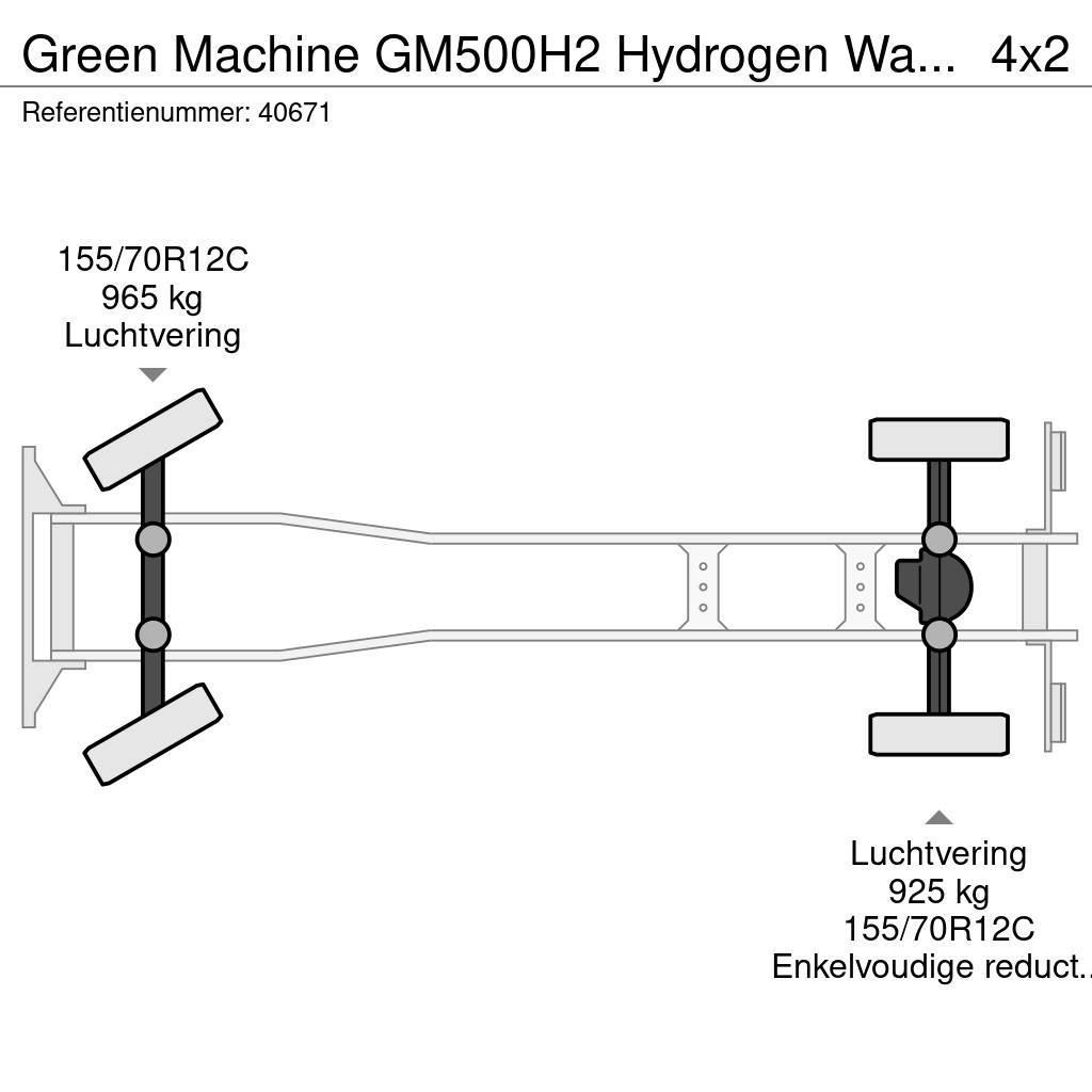 Green Machines GM500H2 Hydrogen Waterstof Sweeper Fejebiler