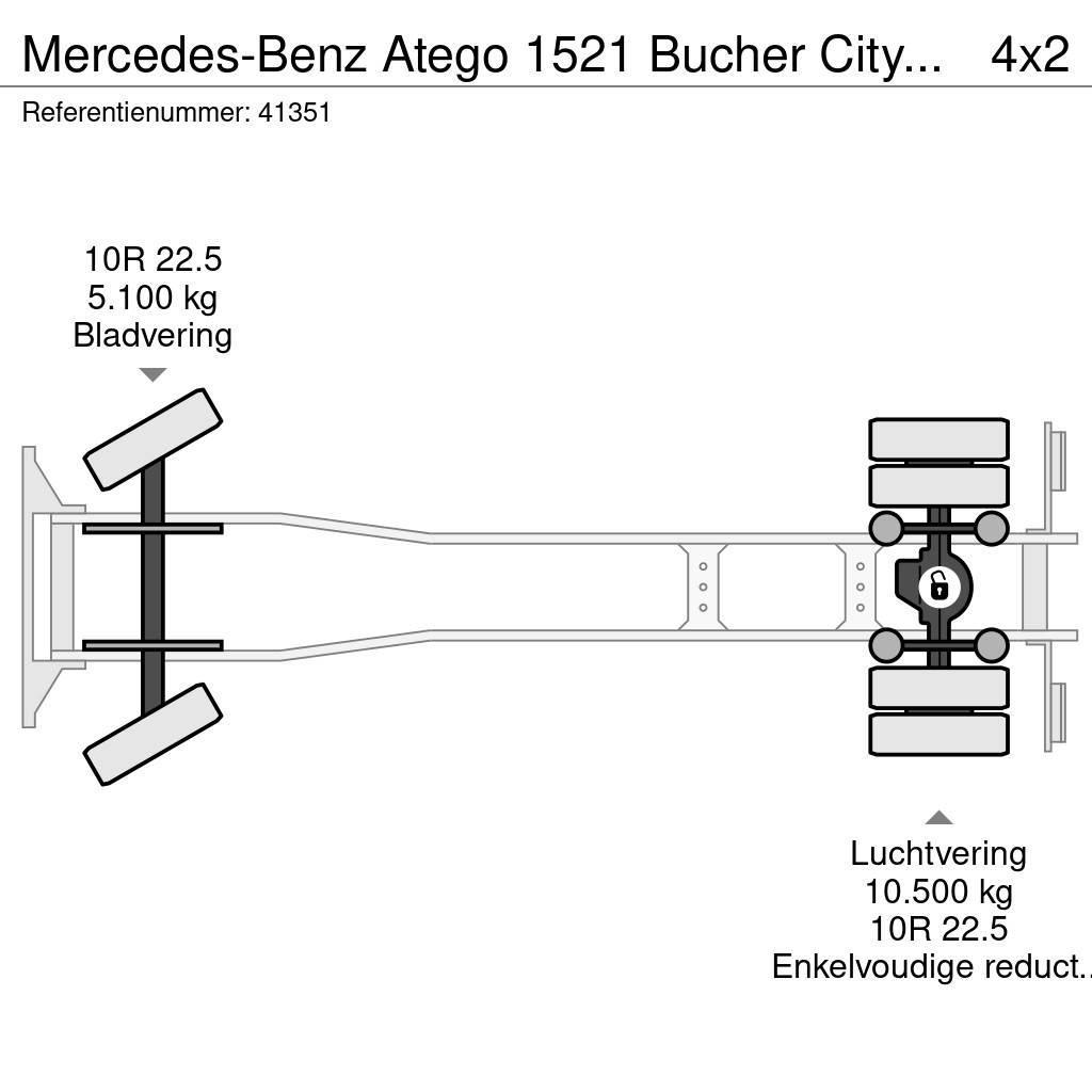 Mercedes-Benz Atego 1521 Bucher Cityfant 6000 Fejebiler