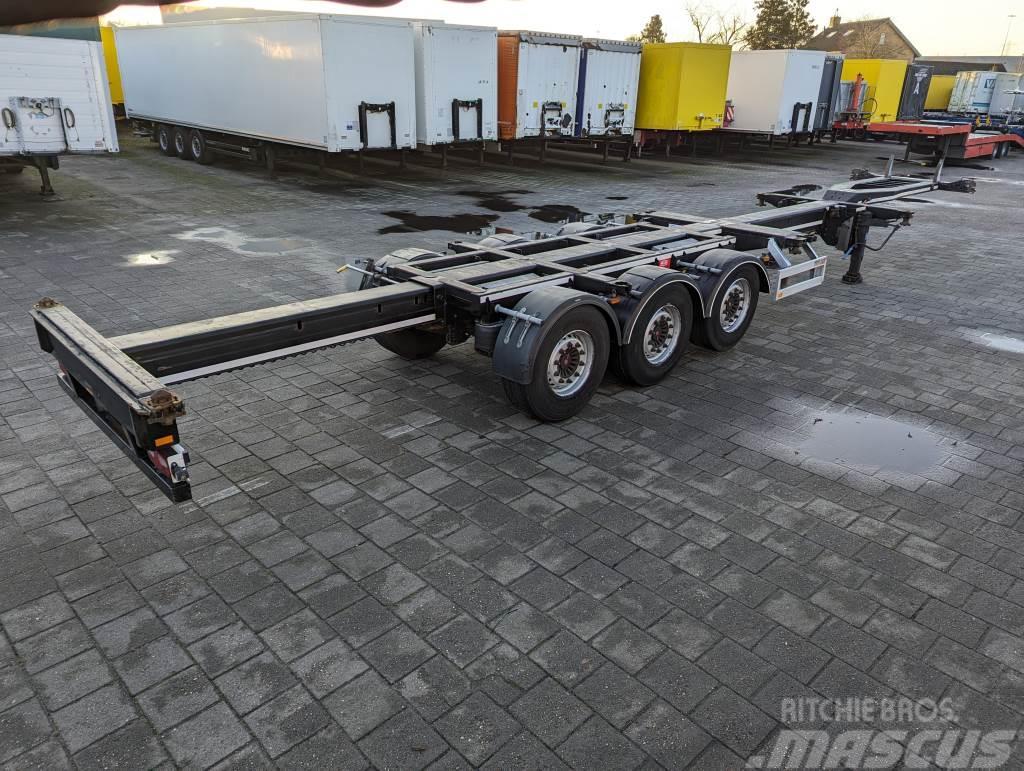 Pacton ET3 - MULTI 3-Assen SAF - Liftas - Schijfremmen - Semi-trailer med containerramme