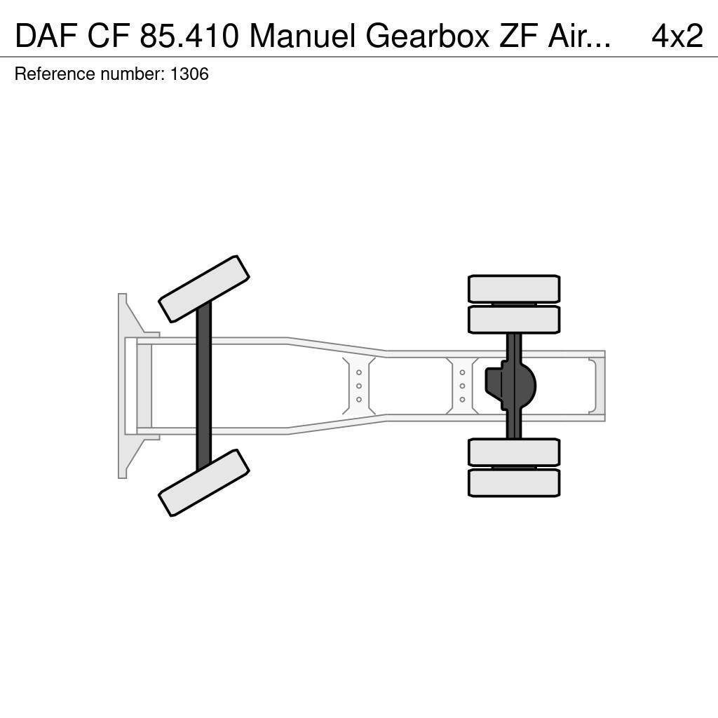 DAF CF 85.410 Manuel Gearbox ZF Airconditioning SpaceC Trækkere