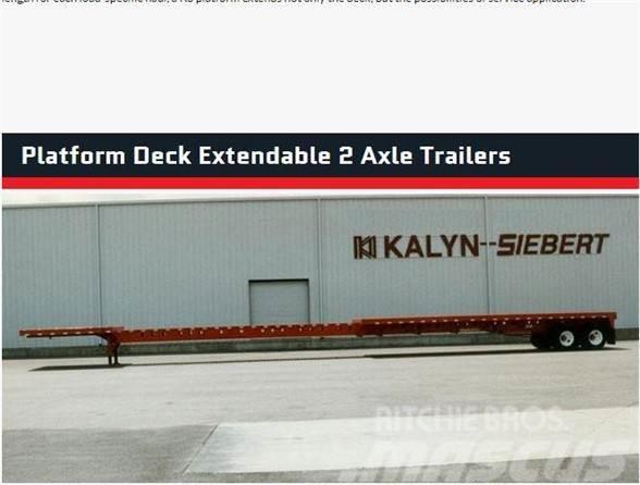 Kalyn KPEX-2-80 Semi-trailer med lad/flatbed