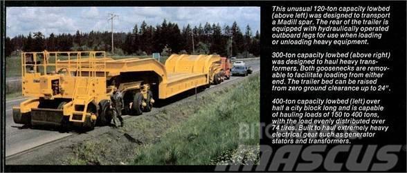 Peerless 400-ton Heavy Haul Trailer Semi-trailer blokvogn