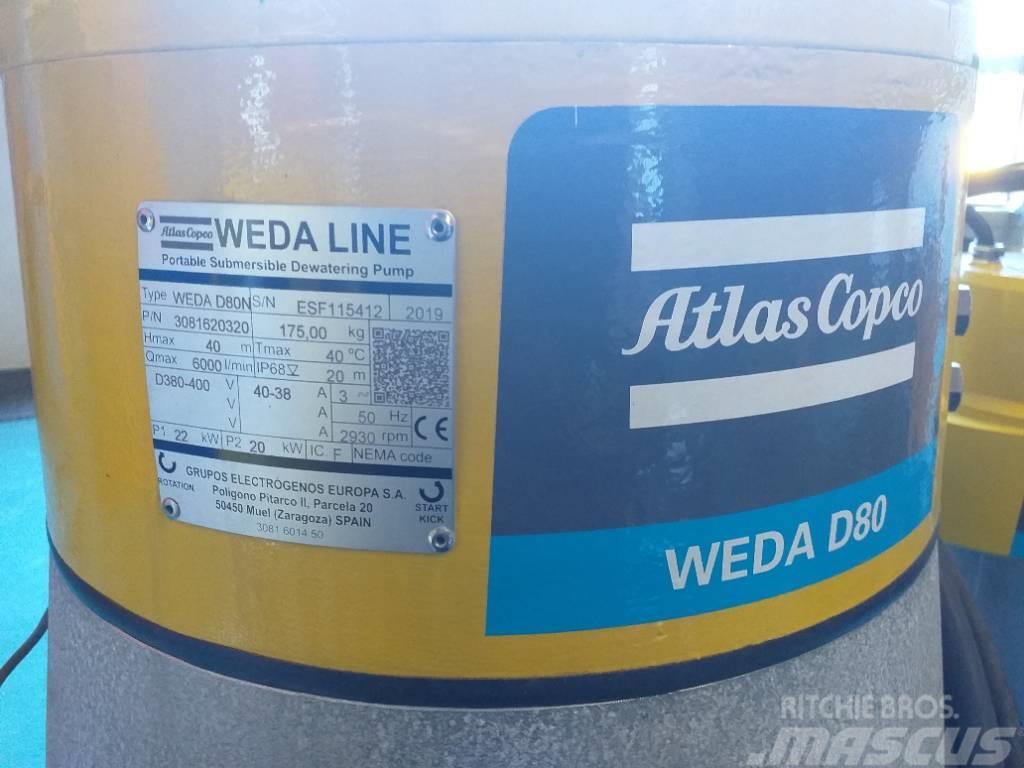 Atlas Copco WEDA D80N Vandpumper