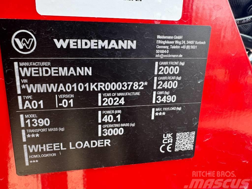 Weidemann 1390 Minilæsser - skridstyret