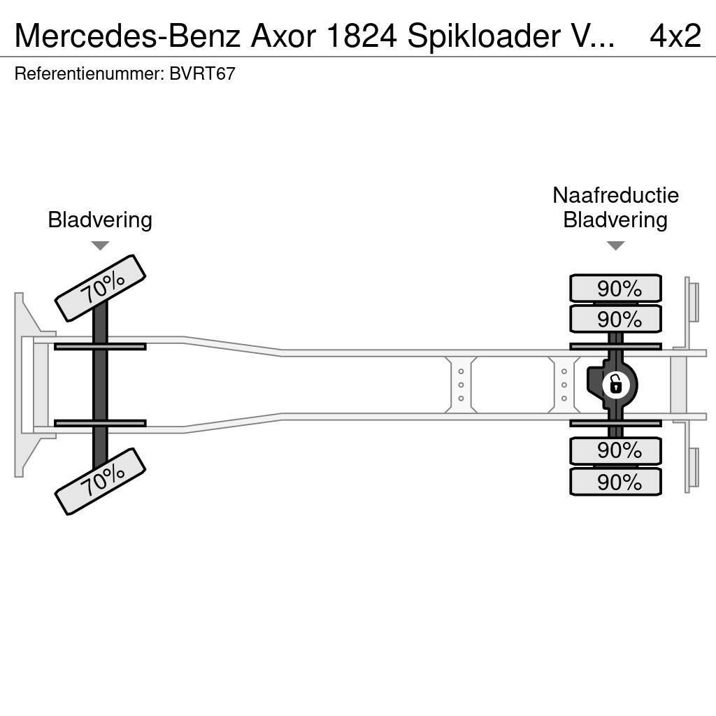 Mercedes-Benz Axor 1824 Spikloader VDL Euro5 Valid inspection 1- Skip loader