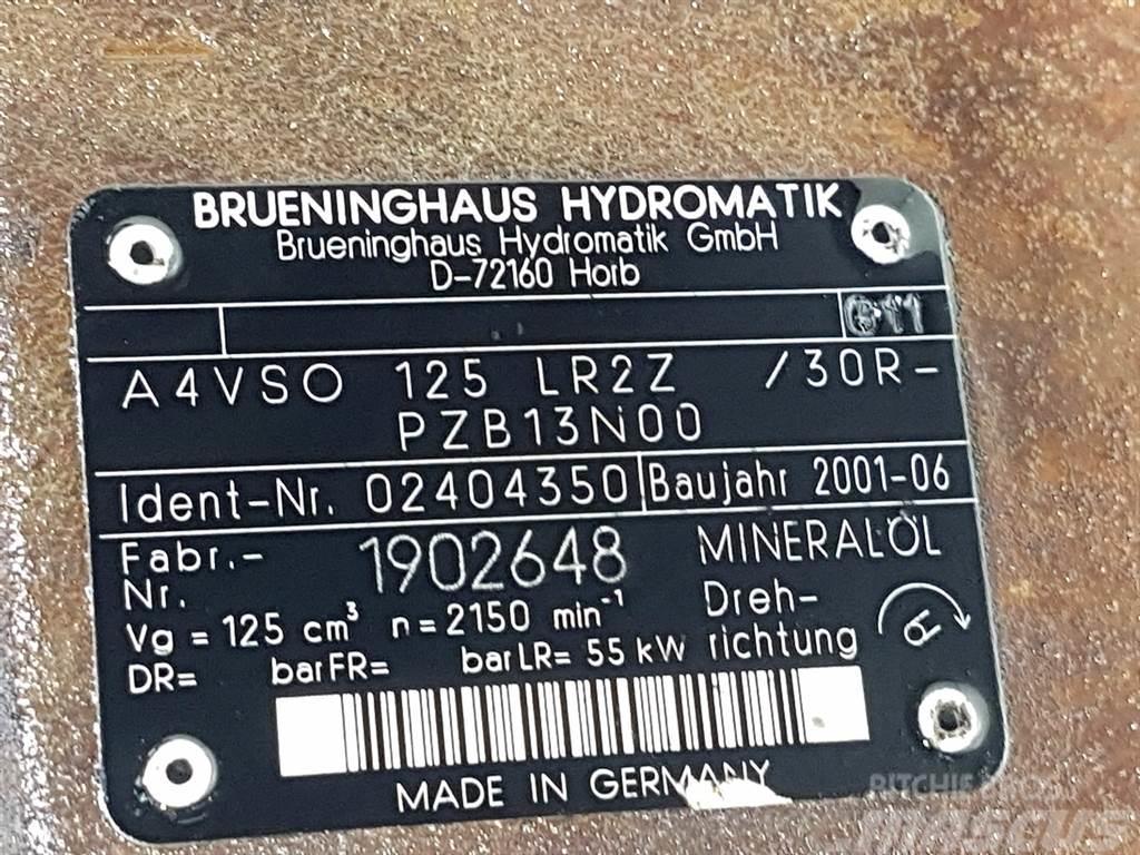 Brueninghaus Hydromatik A4VSO125LR2Z/30R-R902404350-Drive pump/Fahrpumpe Hydraulik